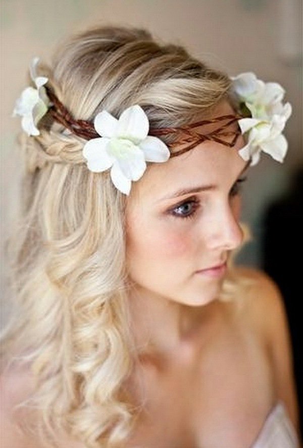 20 Hippie Wedding Hairstyles Ideas