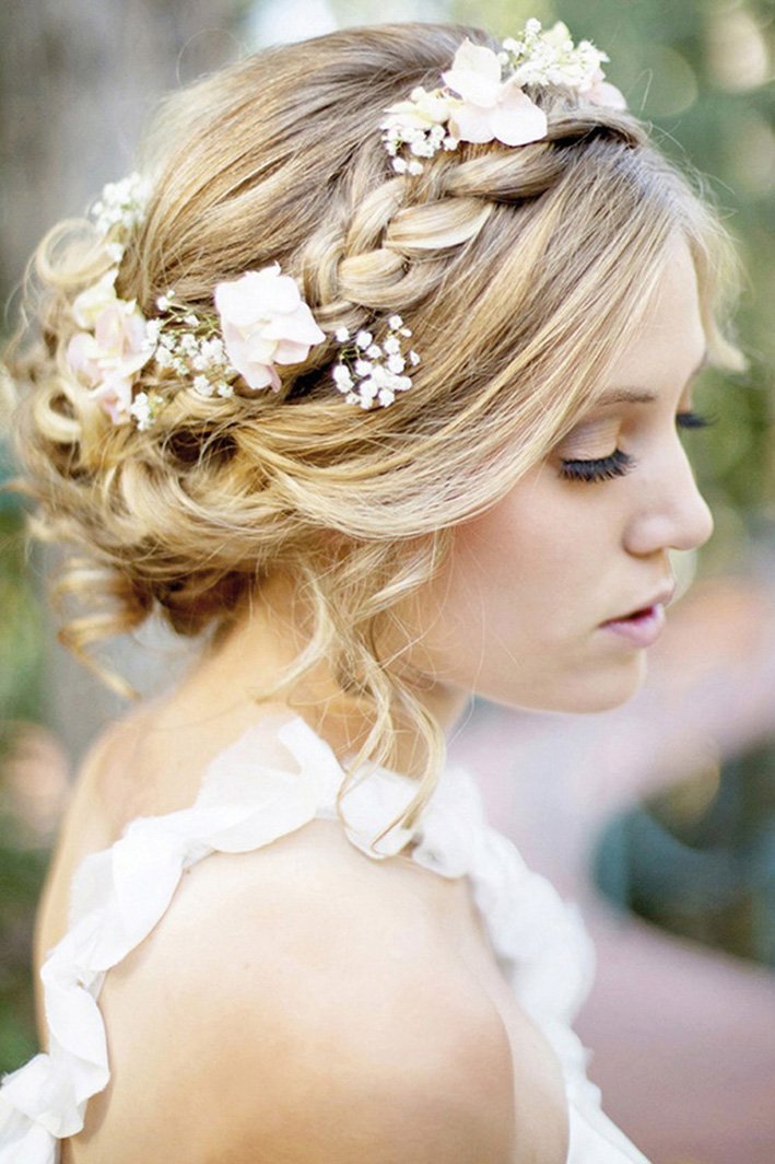 20 Wedding Hairstyles with Crown Ideas - Wohh Wedding