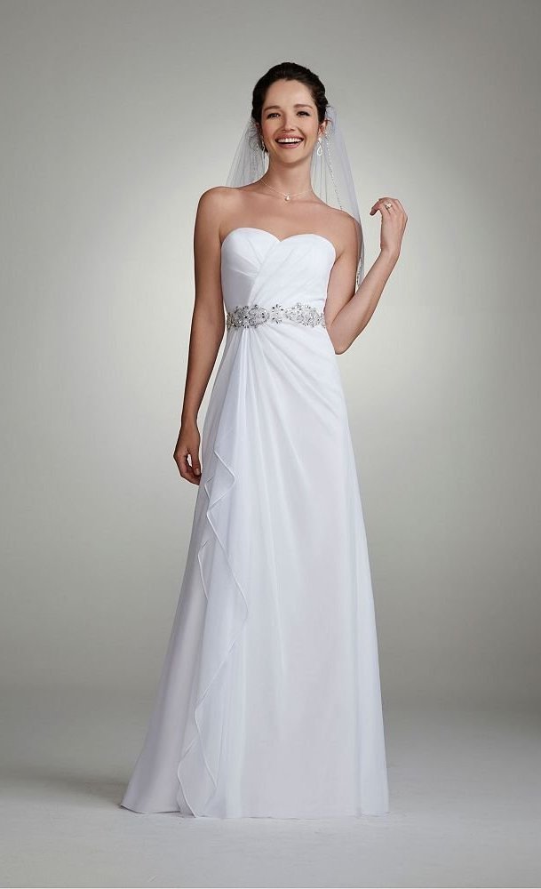 20 Chiffon Wedding Dresses Ideas Wohh Wedding