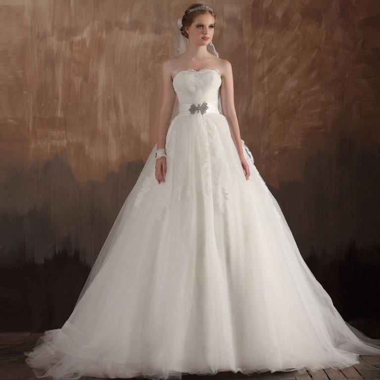 20 A Line Wedding Dresses Ideas