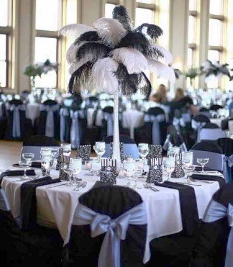 25 Black Wedding Decorations Ideas