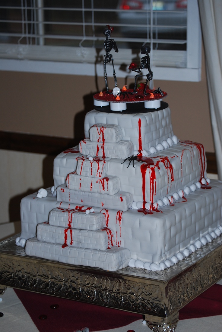 Spooky & Fun Halloween Wedding Cakes