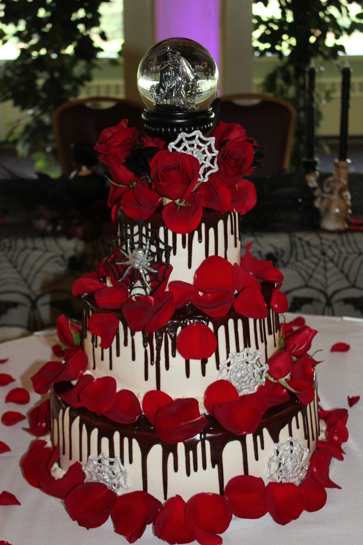 20 Beautiful Halloween Wedding Cake Ideas - Wohh Wedding