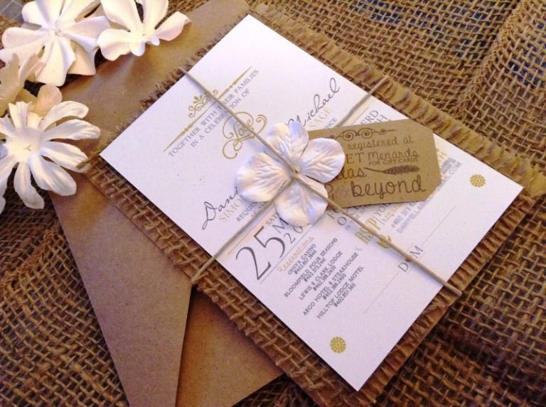 25 Charming Examples Country Wedding Invitations