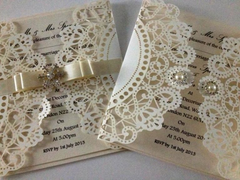 30 Laser Cut Wedding Invitations Ideas