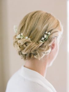 Braided Halo With Flowers