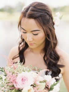 Middle Part With Braids